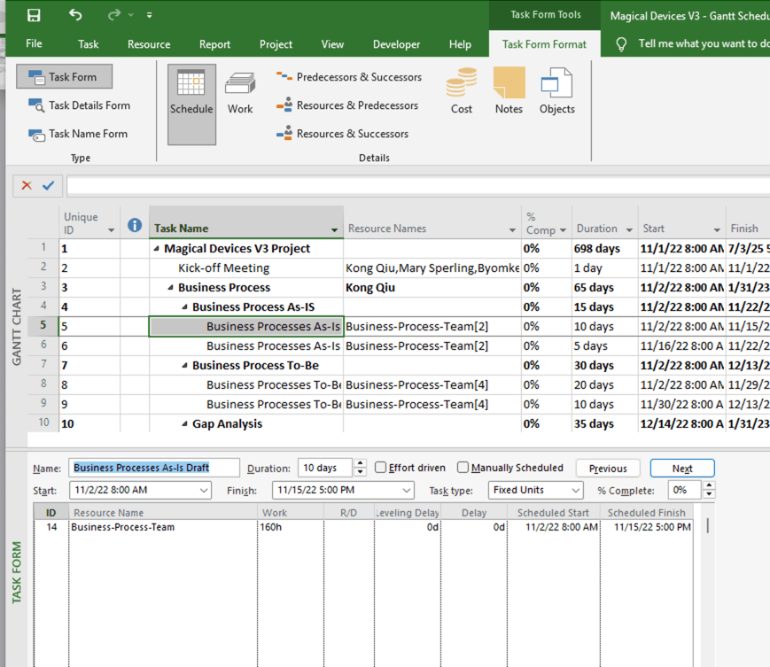 Task form customization - Microsoft Q&A