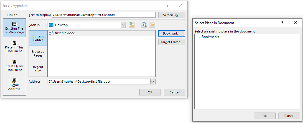 interlink headings in multiple word files - Microsoft Q&A