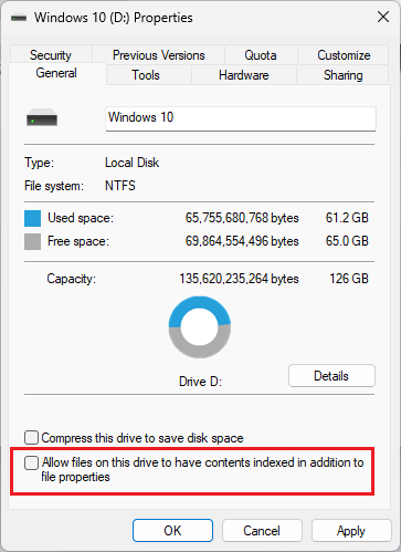 Exclude PSTs from Windows Desktop Search Indexing in Windows 10 when ...