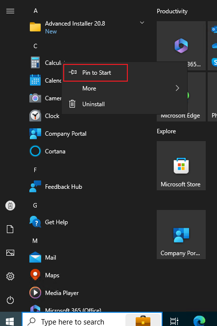 win10 start menu - Microsoft Q&A