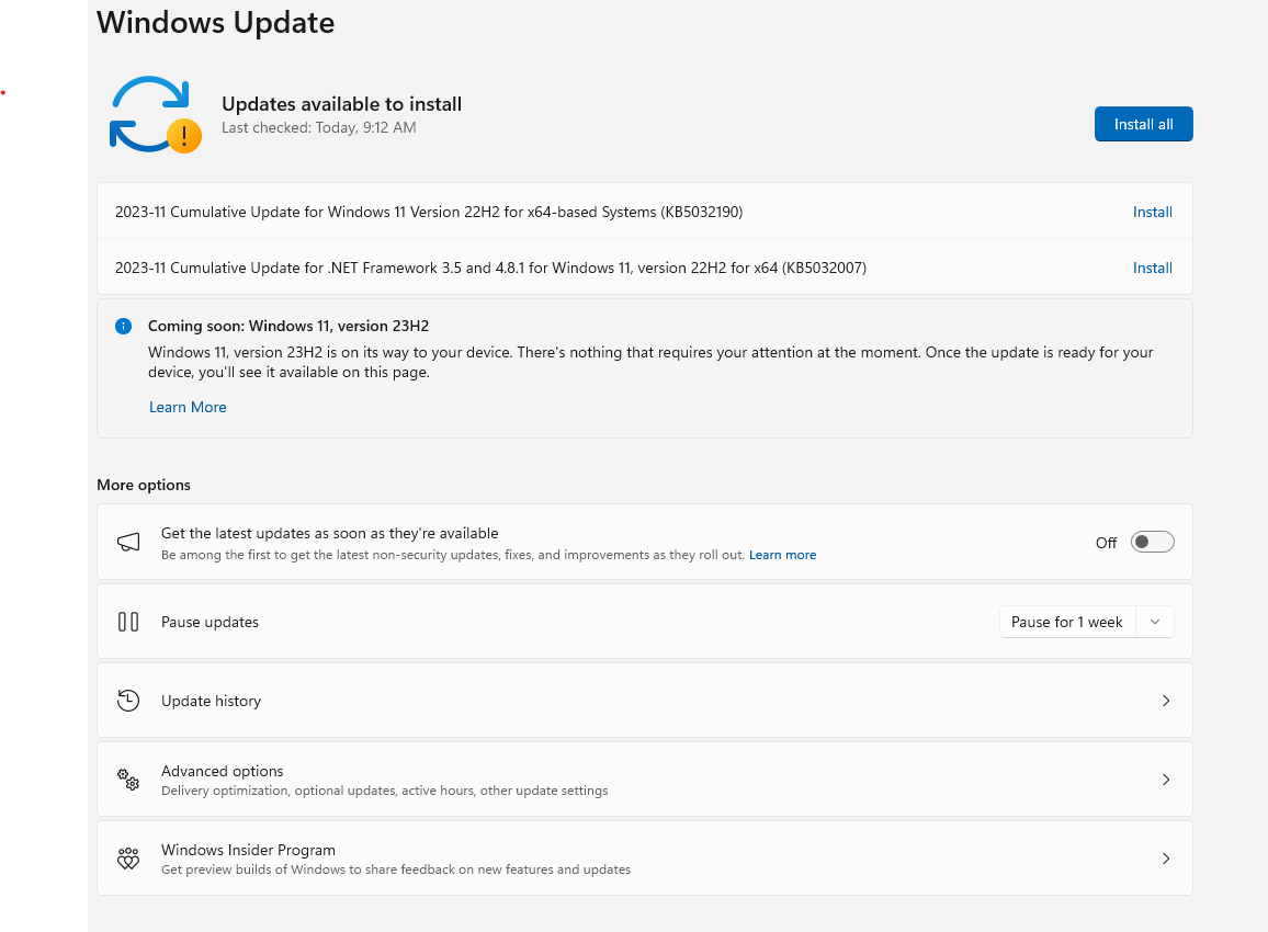 Windows 11 updates Install, Fail, restart, backout - Microsoft Q&A