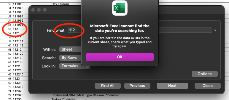 Excel is unable to find data in sheet or workbook - Microsoft Q&A