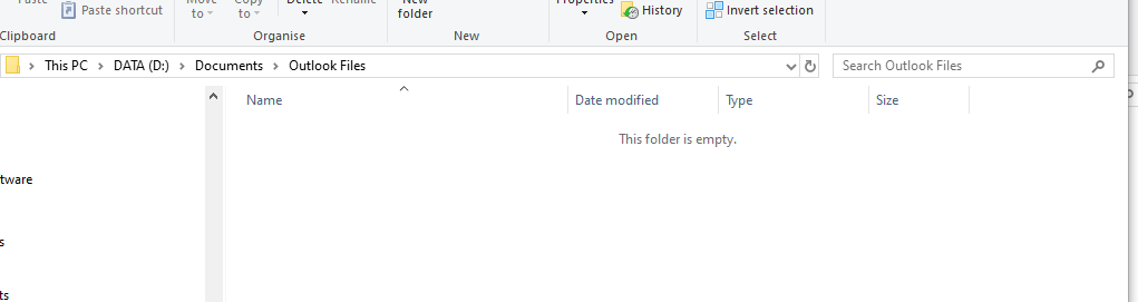 PST files missing after update last week - Microsoft Q&A
