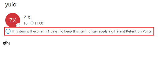 Exchange 2016 Retention Policy Personal Tag For Non Default Folder 