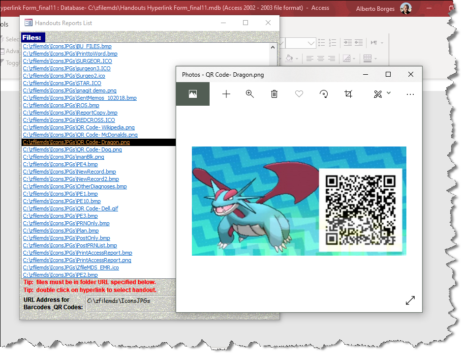 Printing bar or qr codes in access - Microsoft Q&A