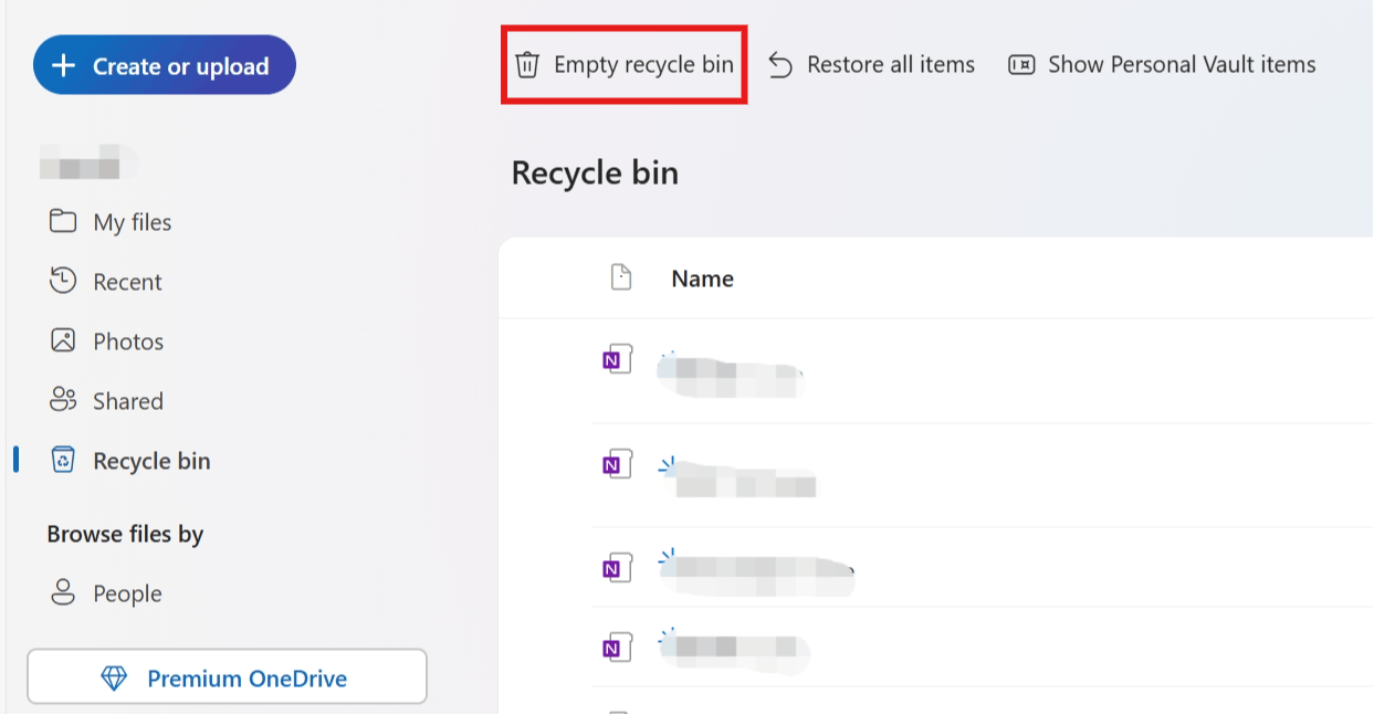 How do I clear my onedrive storage - Microsoft Q&A
