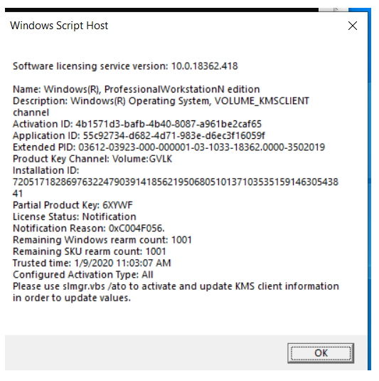 Windows 10 Pro Activation Issues - Microsoft Q&A