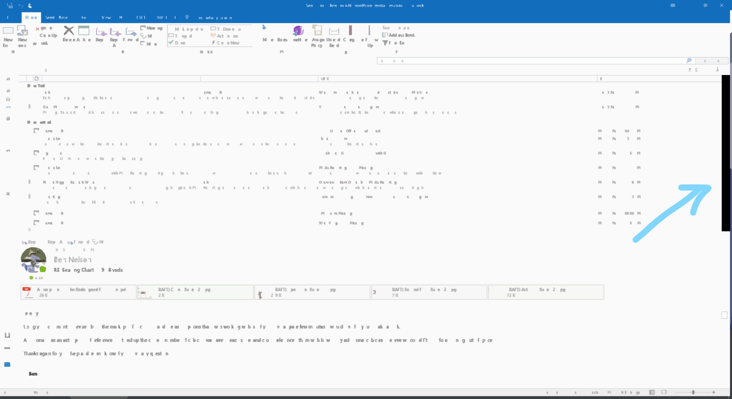 Weird Black Bar on the side of Microsoft Outlook Window - Microsoft Q&A