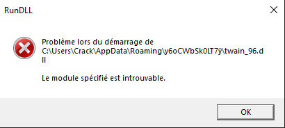message d'erreur RunDLL au démarrage - Microsoft Q&A