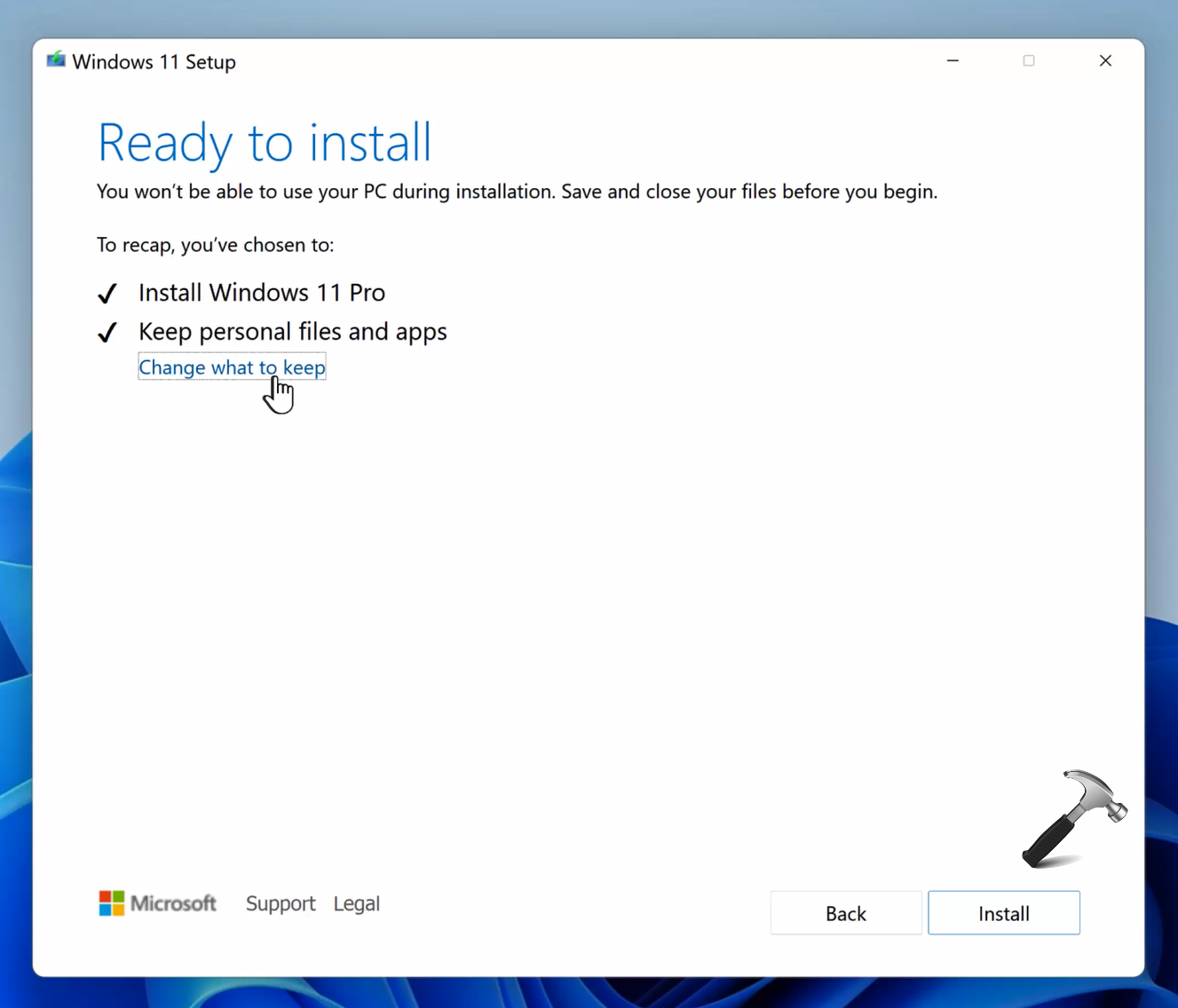 How to perform repair upgrade in Windows 11 Image 7