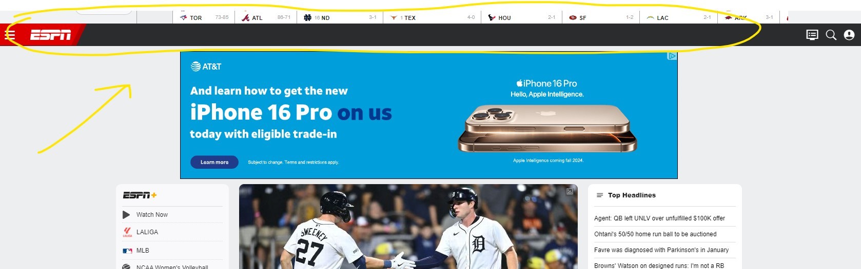 ESPN Display Issues on Surface Pro 10 for Business - Microsoft Q&A