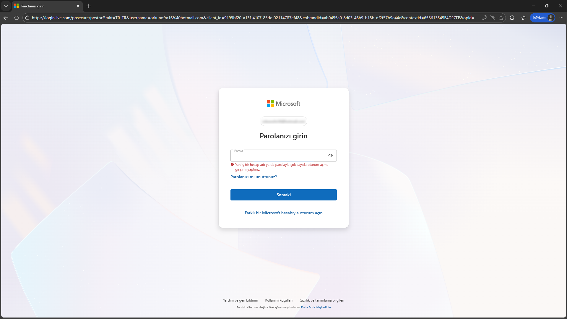 Kullanıcının resmi