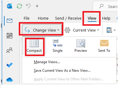 How do I get the Draft/Sent folders to look like the Inbox? - Microsoft Q&A