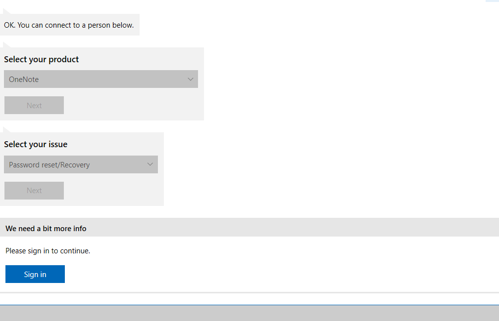 Change pin will not work. and i cant access microsoft help without a ...