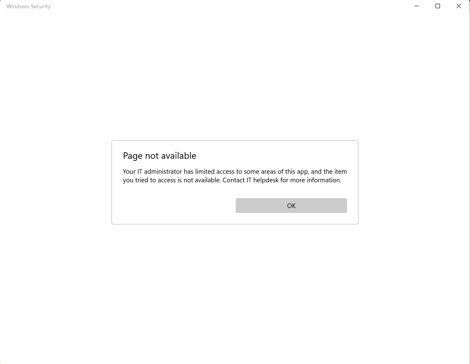 Windows defender problem - Microsoft Q&A