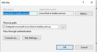 Can't access my web site after running 'Certify the Web' - Microsoft Q&A
