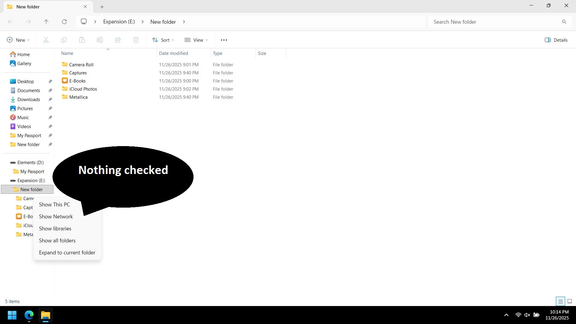 External Hard Drive Folders Won't Stay Collapsed. - Microsoft Q&A