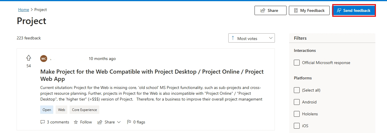 IMPORT AN EXCEL FILE IN PROJECT PLAN 3 - Microsoft Q&A