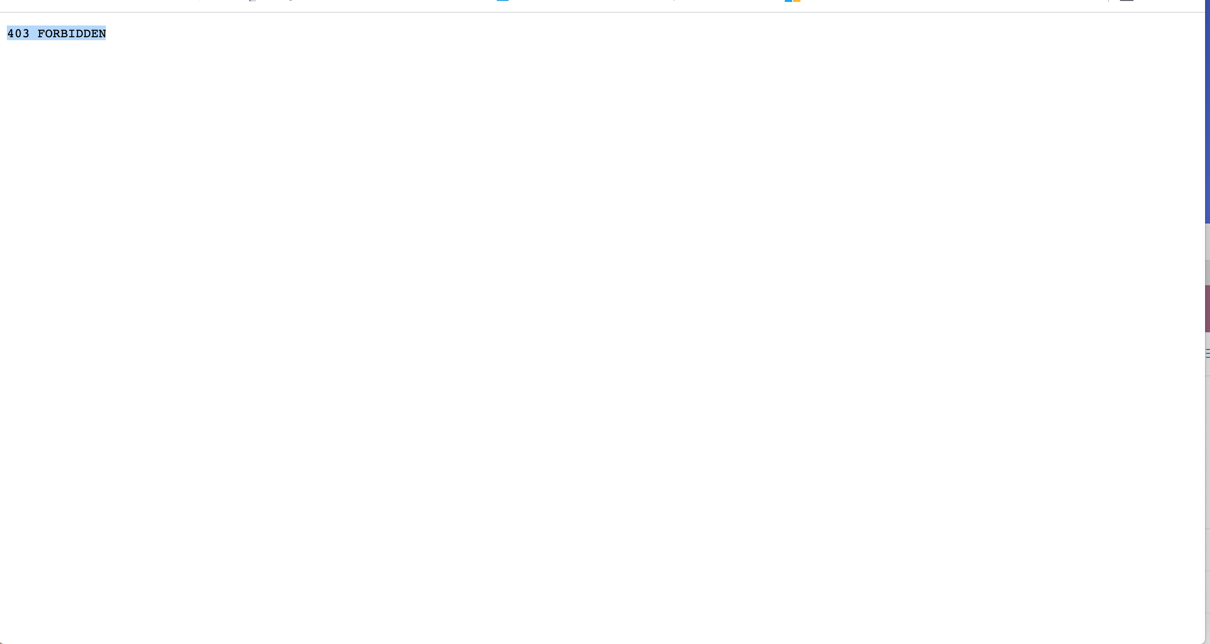 onedrive 谷歌浏览器显示403 FORBIDDEN 但是在无痕隐私模式可以正常打开其他浏览器也能打开，只有谷歌浏览器打不开-  Microsoft Q&A