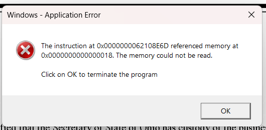 What does this error mean and how do I fix it? - Microsoft Q&A