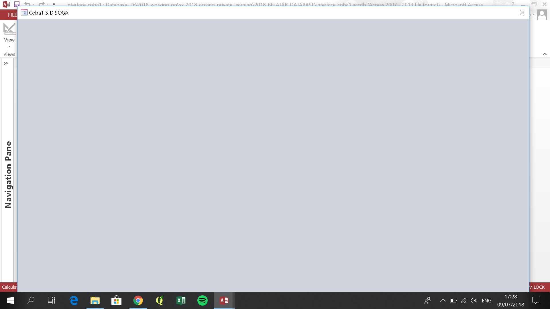 My Form Doesn't Appear in Ms. Access 2013 - Microsoft Q&A