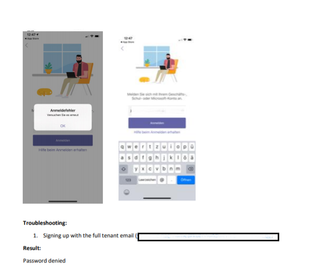 Multiple Login issues on company tenant with the MS Teams iOS App ...