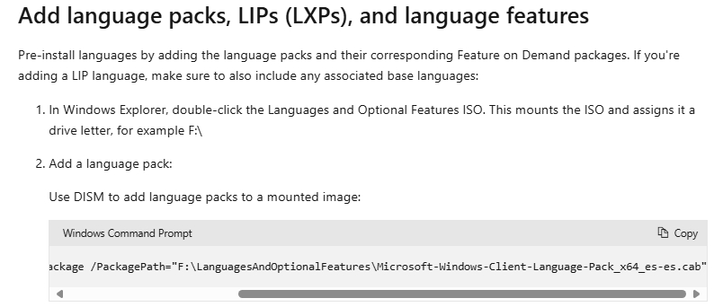 How to create an language pack for Windows operating system ...
