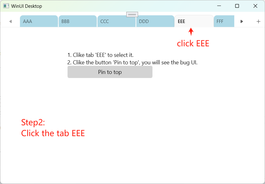How to scroll in the tabs area in TabView in WinUI3 by using code ...