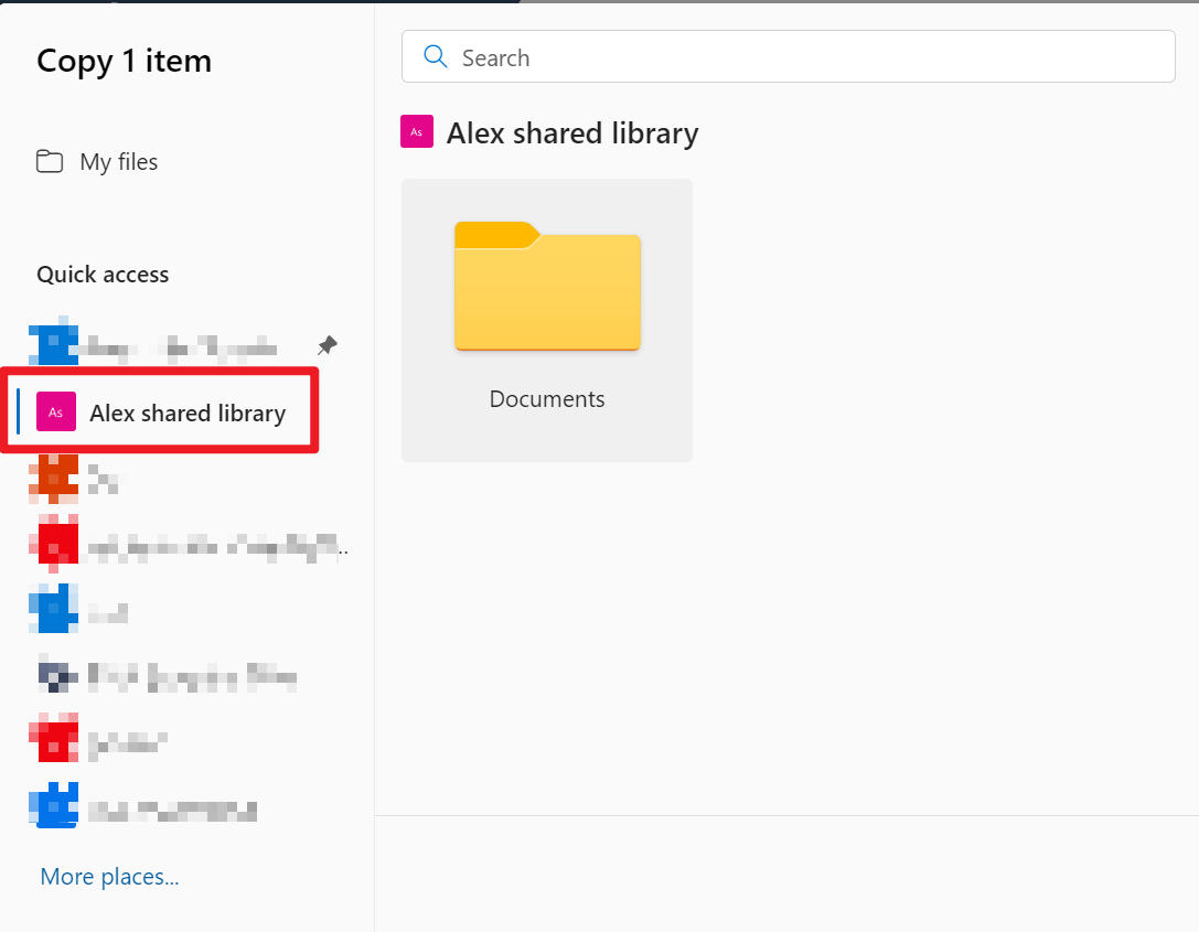 Moving folders to a shared library - Microsoft Q&A