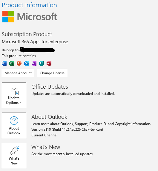 Office Apps for Enterprise Update Error - Microsoft Q&A