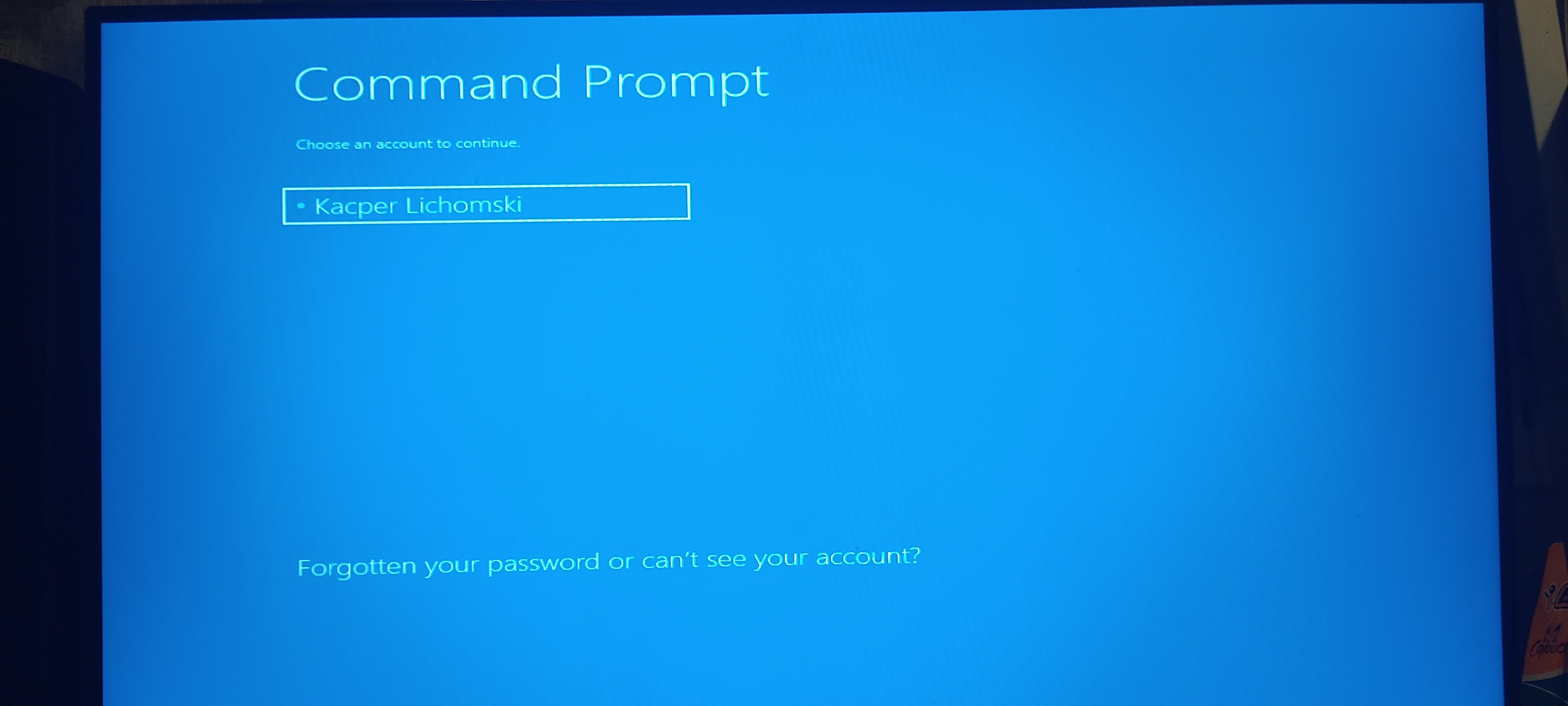 Lockscreen freezes before being able to put in password - Microsoft Q&A