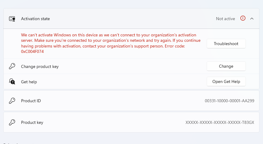 windows deactivated after the last update - Microsoft Q&A
