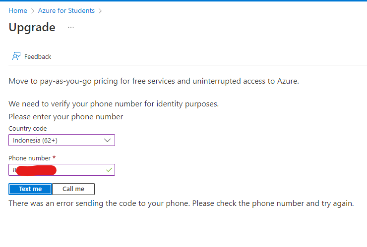 Upgrading Azure for Student Subscription to Pay as You Go - Microsoft Q&A