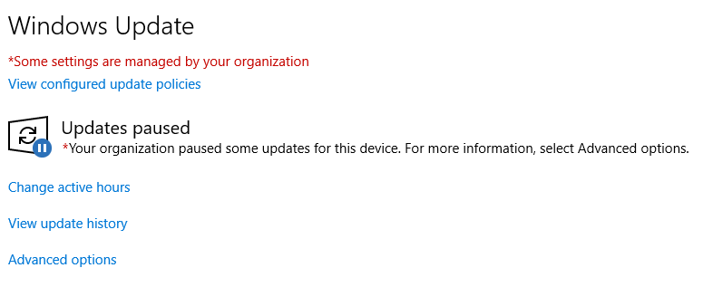 *Some Settings Are Managed By Your Organization - Microsoft Q&A