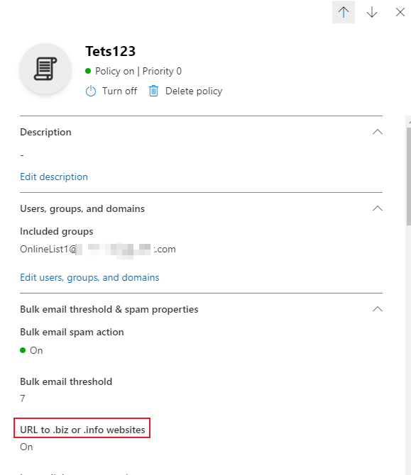 Include group members in Spam Policy - Microsoft Q&A