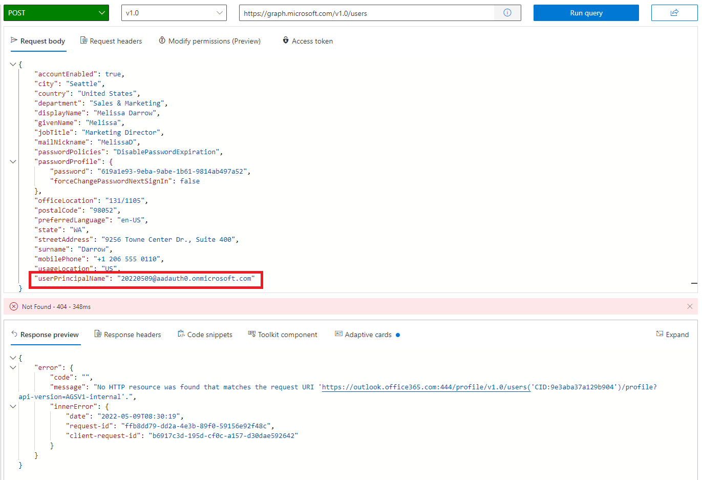 (Azure AD)How to duplicate an existing user to create a new user ...