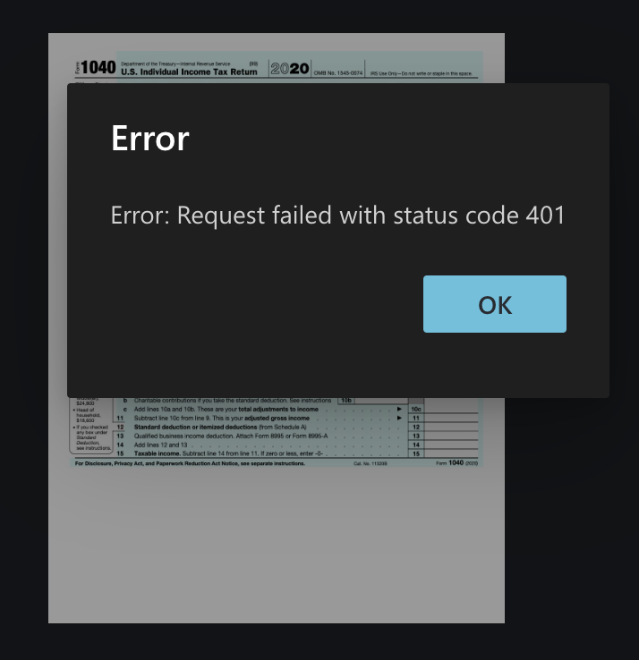 form-recognizer-error-request-failed-with-status-code-401-microsoft-q-a