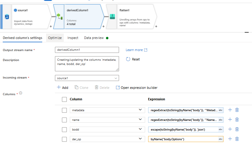 Error Flattening GlobalOptionSet Data from REST API in ADF Mapping ...