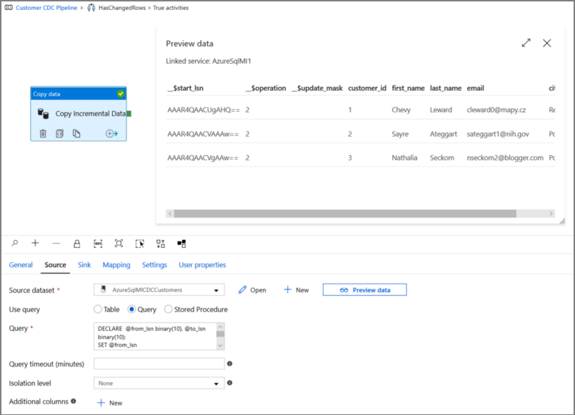 How can I compare source data (SQL Server) with destination data (Azure ...