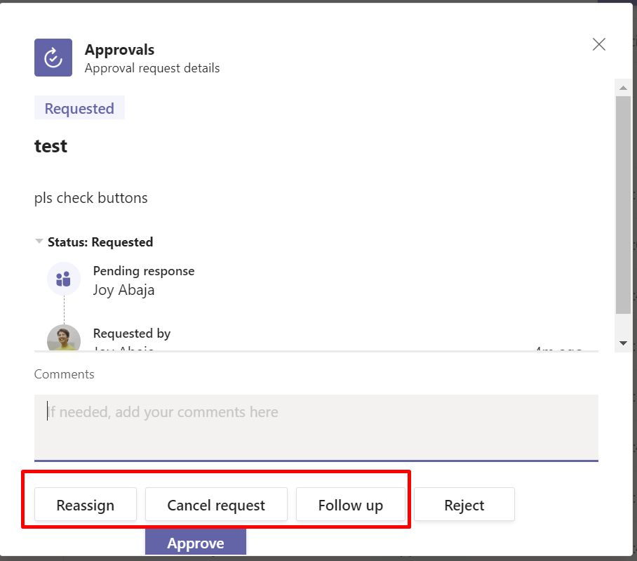 Approval Forms buttons - Microsoft Q&A