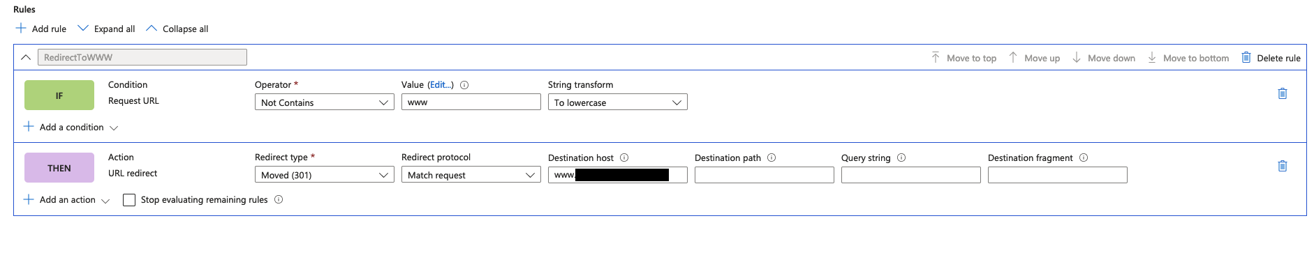 Azure Front Door - Redirection is not working in some browsers ...