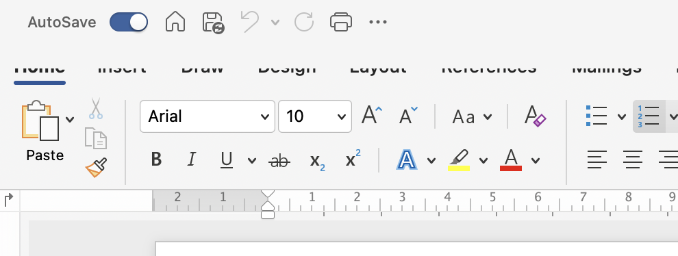 Quick access toolbar obscured in Word and Powerpoint in full screen ...