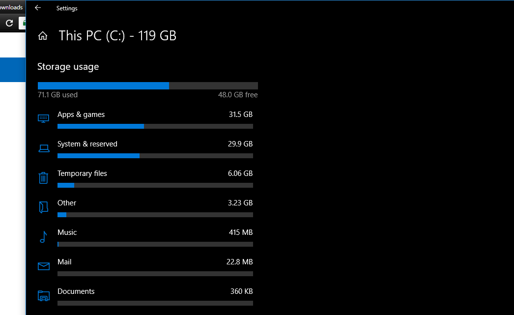 Where are the 6gb of temp files hidden? - Microsoft Q&A