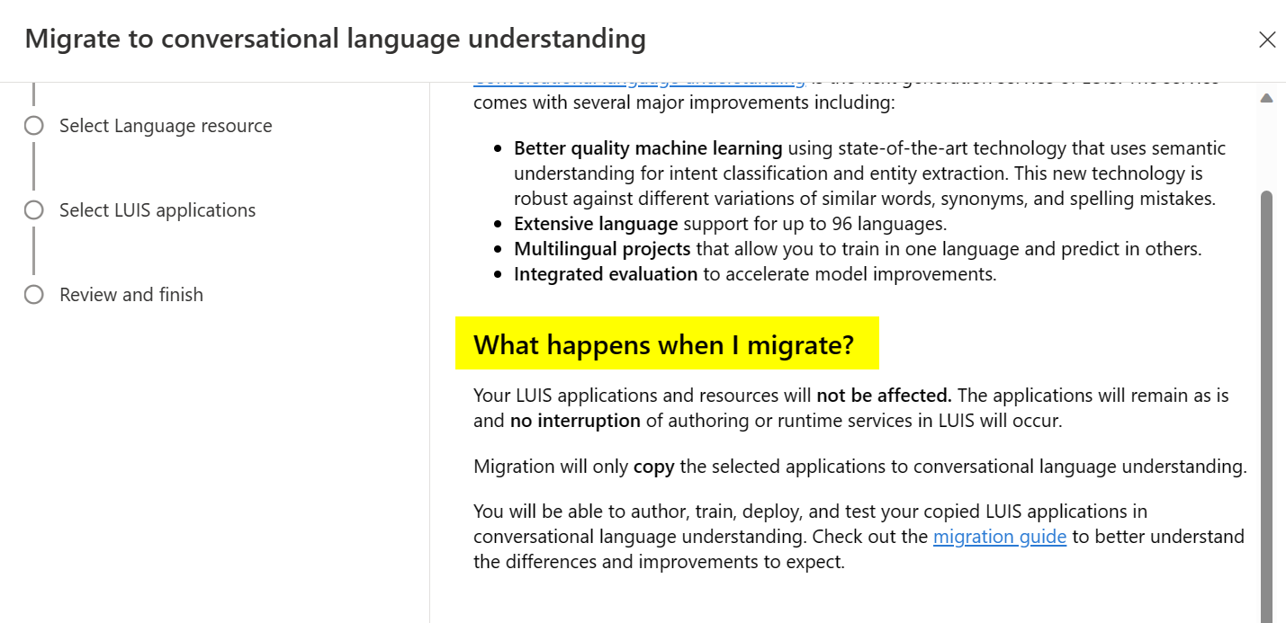 Will the migration from LUIS to CLU removes the copy in the LUIS and ...