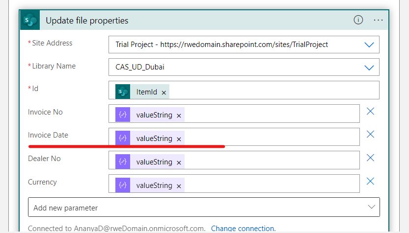 mapping data to sharepoint columns from logic app for Date - Microsoft Q&A