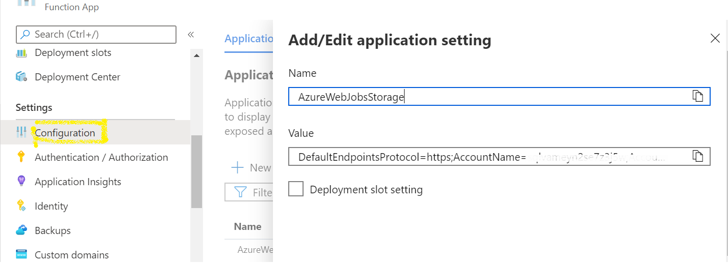 change-storage-account-of-azure-function-microsoft-q-a