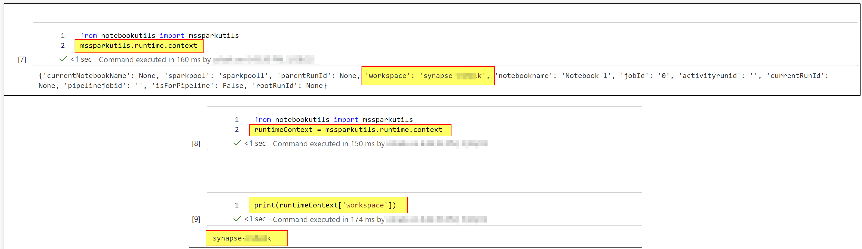 Synapse System Variable in synapse notebook - Microsoft Q&A