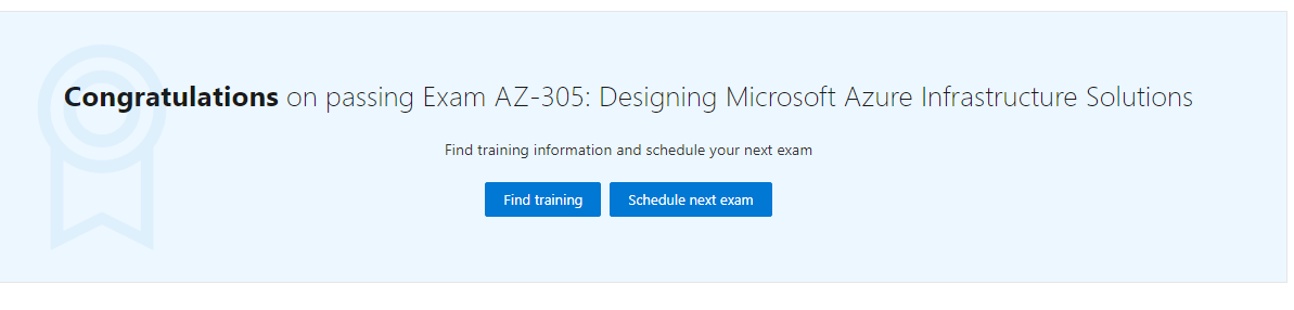 Not able to download AZ-305 Certificate - Microsoft Q&A