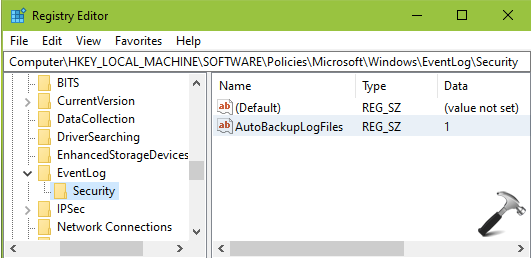 Event Viewer Archiving - Microsoft Q&A