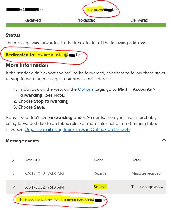 Exchange Online always redirects alias to primary smtp Microsoft Q&A